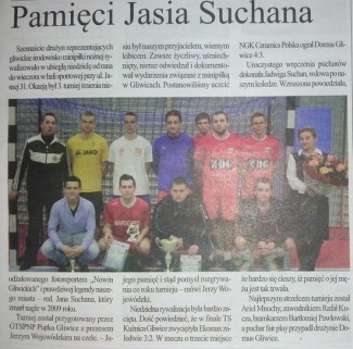 TS KUŹNICA Gliwicie - Mistrz Turnieju im. Jana Suchana 2014